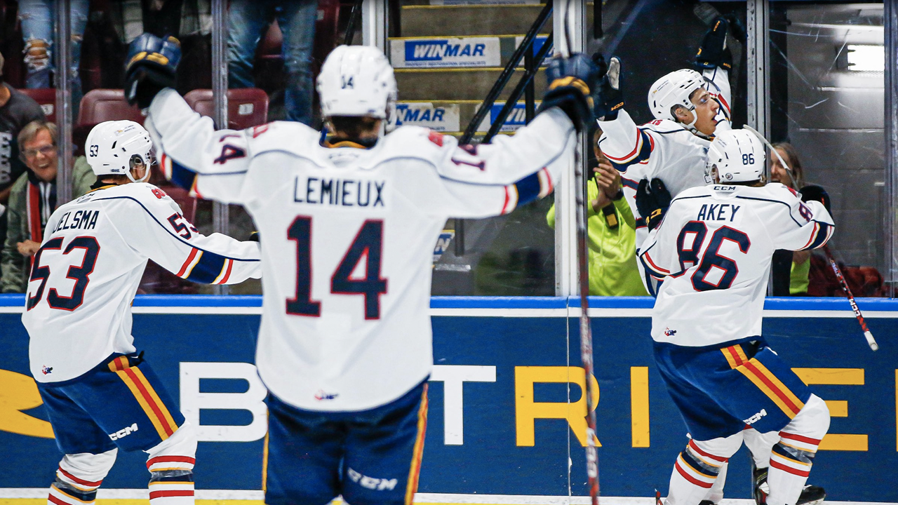 Barrie Colts defeat the Mississauga Steelheads