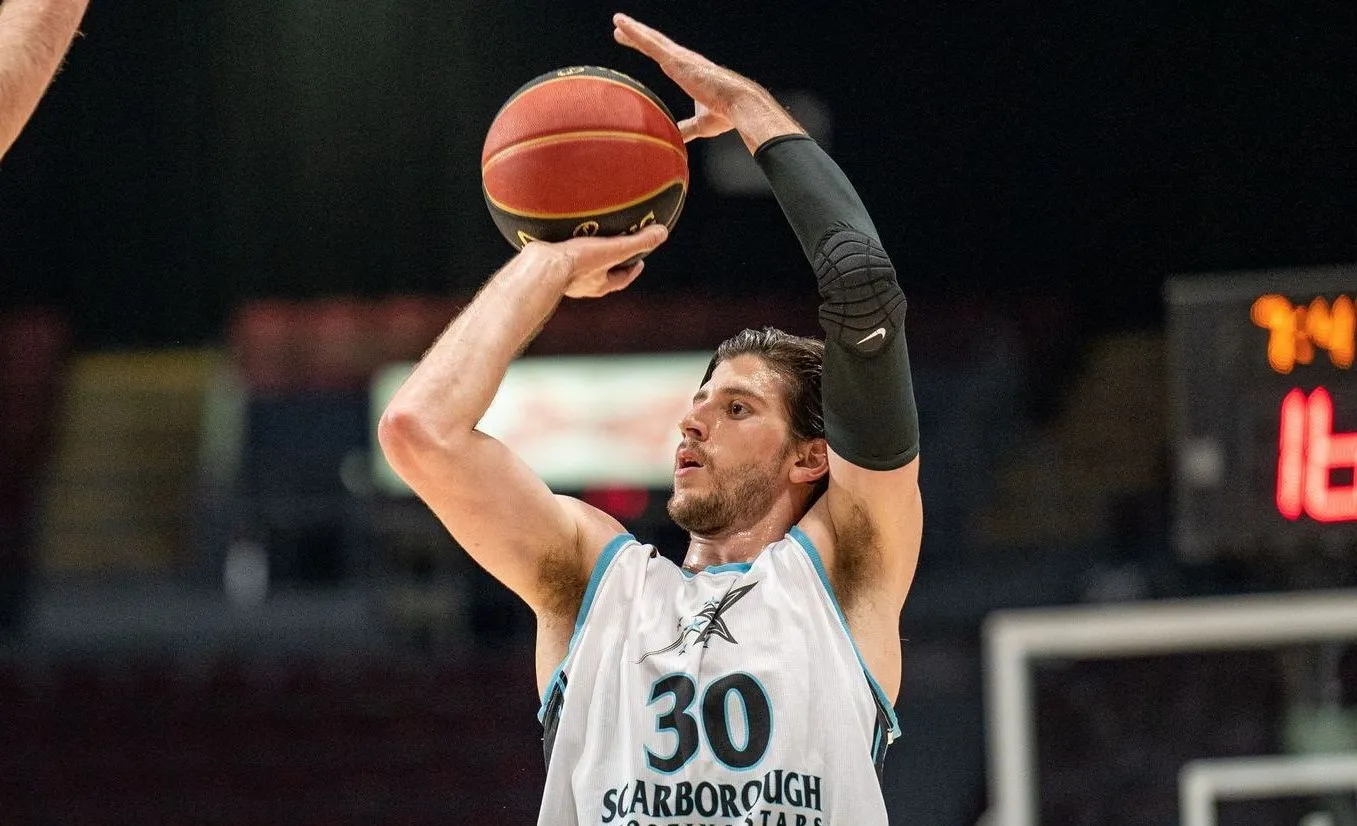 Danilo Djuricic, of the Scarborough Shooting Stars